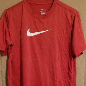 Nike Red short sleeve T-shirt, Dri-Fit, Size XL